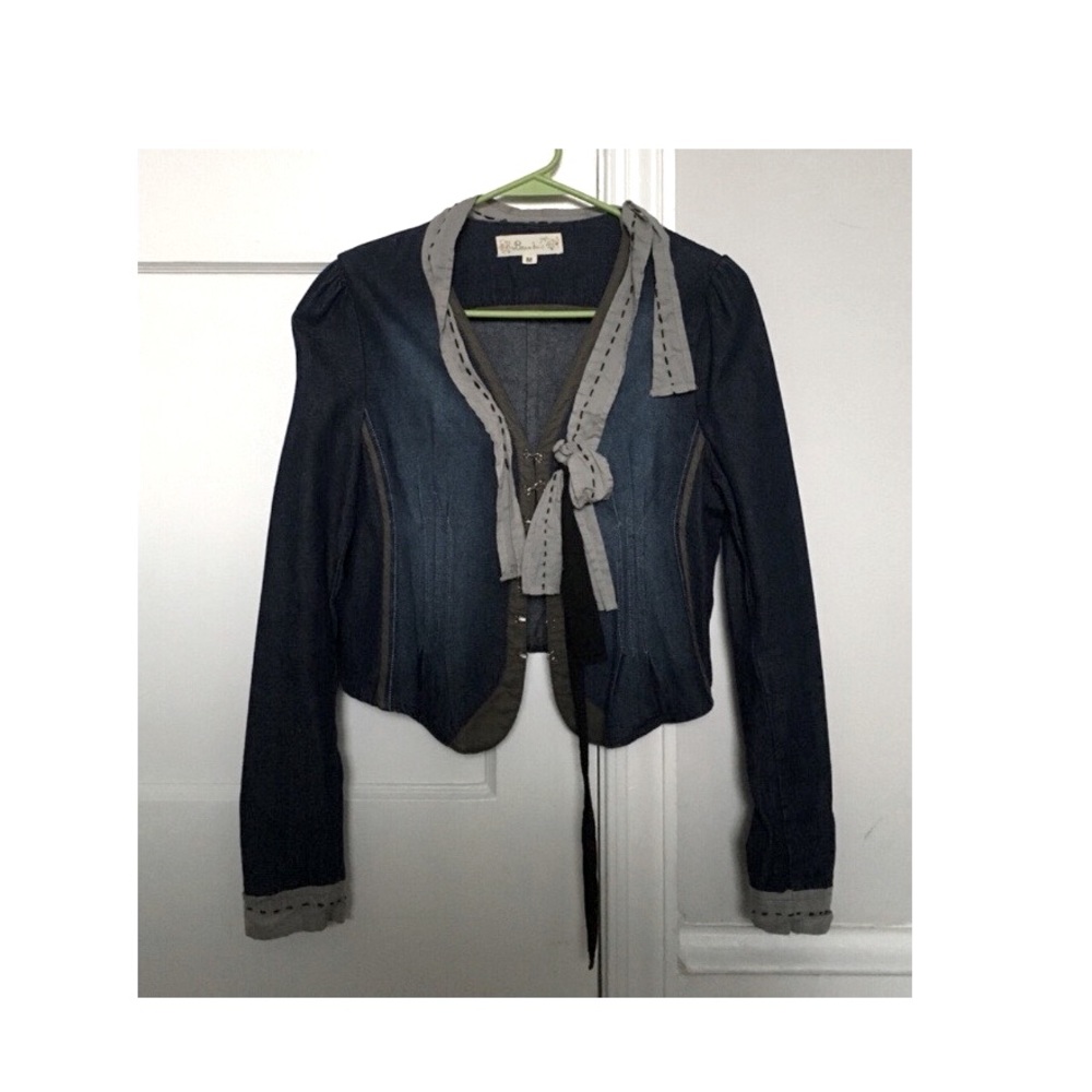 Anthropologie light weight denim jacket